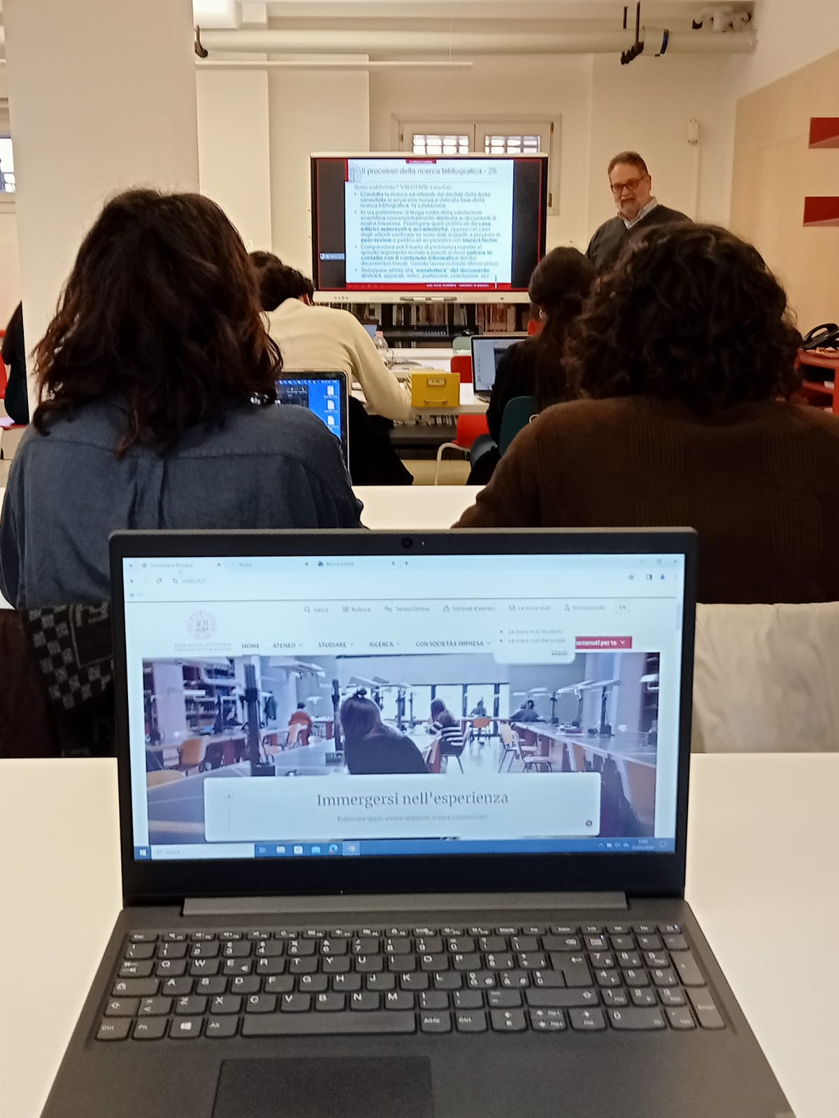 Utenti impegnati in attività formative in Laboratorio